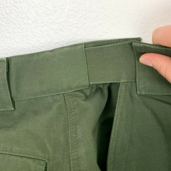5.11 Tactical Men's 27 1/2 - 31 Olive Green TDU Pant Ripstop Cargo Pants Teflon - Picture 8 of 8